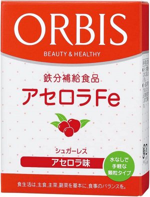 Витаминный комплекс с железом со вкусом ацеролы в порошке Orbis Acerola Fe