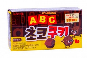 Lotte. Печенье ABC CHOCO COOKIE 50 гр.