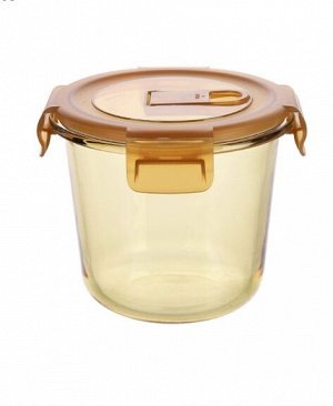 "Amber" Контейнер стекло 0,7л кругл. 13х11,5см