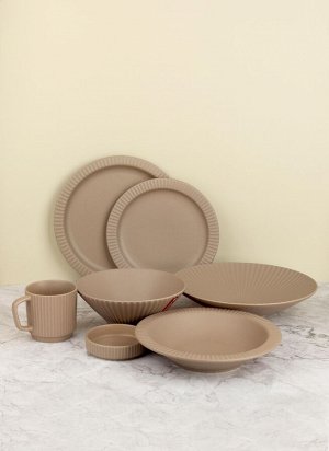 "Collins" Grey-brown" Тарелка суповая 21,3см