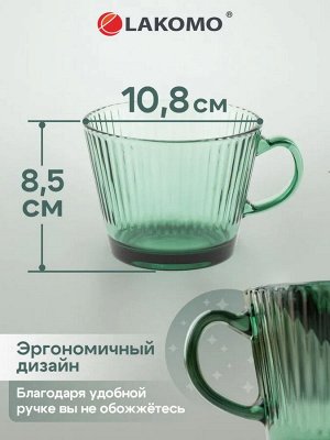 LAKOMO &quot;Emerald&quot; Набор кружек 2шт. 410мл, в п.у.