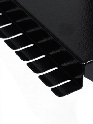 Мангал GrilMe MAX, 35x115x83 см, сталь 2 мм, термометр, 2 полки, колёса
