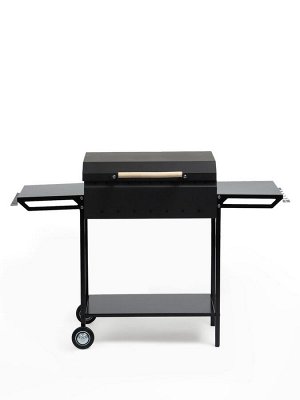 Мангал GrilMe, 35x115x83 см, сталь 2 мм, 2 полки, колёса