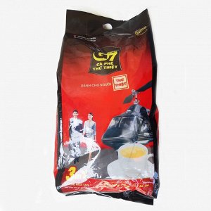 Растворимый кофе -  Trung Nguyen G7 3 в 1, 100 пакетиков по 16 г, Original (вертолеты)