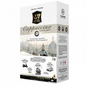 Растворимый кофе -  Trung Nguyen G7 Капуччино Hazelnut, 12 стиксов по 18 г, для внутреннего р