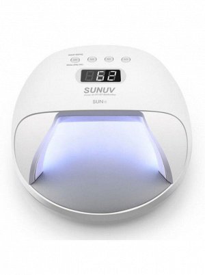 SUNUV Лампа для маникюра UV/LED 7, 24/48 Вт, белый