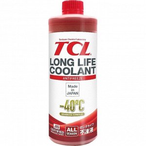 Антифриз TCL Long Life Coolant Red, LLC, красный, -40°C, 1л, арт. LLC33121