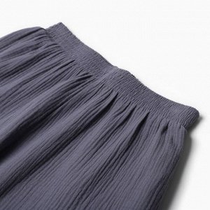 Пижама женская (майка, шорты) KAFTAN Basic размер, серо-синяя