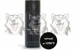 Эмаль термостойкая Elcon Max Therm аэрозольная 1200 градусов черная 520 мл