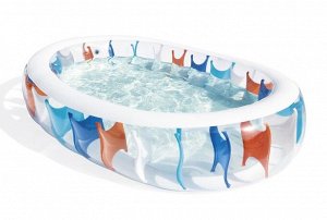 Бассейн детский Bestway 54066 - 2,29м*1,52м*51см, Цветной, шт