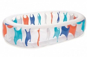 Бассейн детский Bestway 54066 - 2,29м*1,52м*51см, Цветной, шт