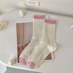 Носки высокие, женские, нейлон