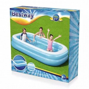 Bestway 54006 BW Детский надувной бассейн 262х175х51см, 778л, от 6 лет