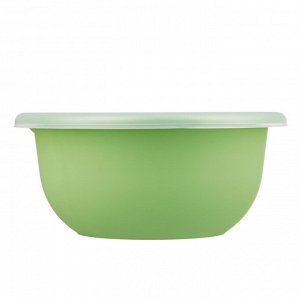 Миска Modena 1,2л с крышкой, пластик, 2 цвета