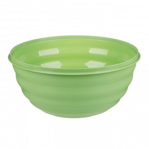Миска Latina 3,2л с крышкой, с декором, пластик, 2 цвета
