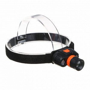 ЕРМАК Фонарь налобный, LED+COB, 6 режимов, 800мАч, Type-C, 73х70х36 мм, пластик, красный свет