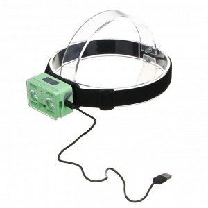 ЕРМАК Фонарь налобный XPG+XPE LED,7 режимов,1200мАч,38х64х41мм,пластик,красный свет,крепление,Type-C