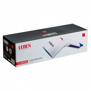 LEBEN Отпариватель ручной, 1300Вт, 15 гр/мин, объем 60мл