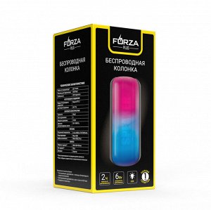 FORZA Колонка беспроводная ShineBar, 6 Вт, 1200мАч, USB BT5.3, черный