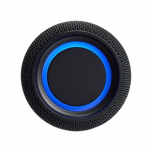 BY Колонка беспроводная EchoTube 8Вт, 2000мАч, BT5.3, USB, AUX, тканевый корпус, черный