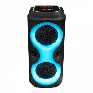 FORZA Колонка беспроводная GlowTower, 10 Вт, 1500мАч, TWS, USB, BT5.3, черный
