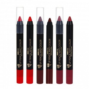 ЮНИLOOK Карандаш-помада для губ с матовым эффектом, 3,8 гр, 3 тона