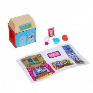 ИГРОЛЕНД Набор игровой, сюрприз, "Кукольный домик", ABS, 18,5х17х4,5, 3 дизайна