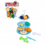 ИГРОЛЕНД Продукты на подставке &quot;Вкусняшки&quot;, с аксессуарами в пакете, PP, PVC,21х26 см, 3 диз