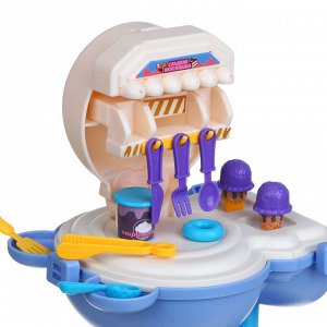 ИГРОЛЕНД Набор игровой, кухня в чемоданчике, PP, 9,6х7,5х13 см 2 диз.
