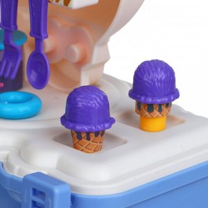 ИГРОЛЕНД Набор игровой, кухня в чемоданчике, PP, 9,6х7,5х13 см 2 диз.
