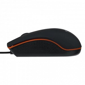 FORZA Компьютерная мышь проводная Compact, 1200DPI, Soft Touch, USB, каб. 160см, чёрный