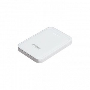 FORZA Аккумулятор мобильный, 5000 мАч, 1xUSB-A, 1xUSB-C, 10W, 2A, пластик, белый