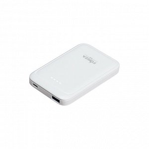 FORZA Аккумулятор мобильный, 5000 мАч, 1xUSB-A, 1xUSB-C, 10W, 2A, пластик, белый