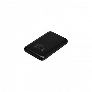 BY Аккумулятор мобильный, 5000 мАч, 2xUSB-A, 1xUSB-C, 1xMicro-USB, 10W, 2A, пластик, черный