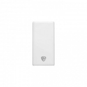 BY Аккумулятор мобильный, 10000 мАч, 2xUSB-A, 1xUSB-C, 1xMicro-USB, 10W, 2A, пластик, белый