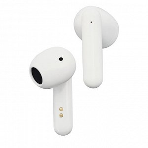 BY Наушники беспроводные TWS AirBuds, вкладыши, 25/200 мАч, BT5.3, белый