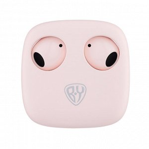 BY Наушники беспроводные TWS AirBuds, вкладыши, 25/200 мАч, BT5.3, розовый