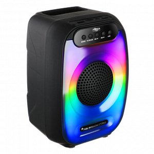 FORZA Колонка беспроводная, 5В, 1200 мАч, БТ, USB, Micro-SD, TWS, пластик