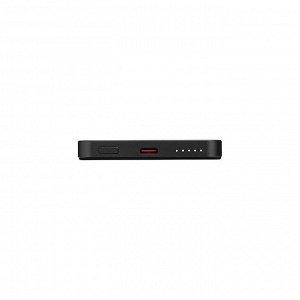 BY Аккумулятор мобильный, 5000 мАч, с беспр.зарядкой, MAG, 1xUSB-C, 20W, 3A, металл, серый