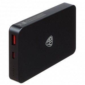 BY Аккумулятор мобильный, 10000 мАч, с беспр.зарядкой, MAG, 1xUSB-A, 1xUSB-C, 20W, 3A, металл, серый