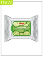 Purederm Салфетки для снятия макияжа очищающие с экстрактом огурца Make-Up Cleansing Tissues Cucumber, 30 шт