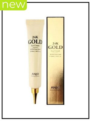 Крем для кожи вокруг глаз с экстрактом Anjo Professional Eye Cream 24K Gold Anti-Wrinkle, 40 мл