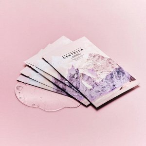 Тканевая маска для сужения пор с центеллой и розовой солью, SKIN1004 Poremizing Clarifying Mask, 23гр