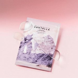 Тканевая маска для сужения пор с центеллой и розовой солью, SKIN1004 Poremizing Clarifying Mask, 23гр