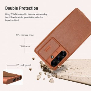 Чехол книжка Nillkin Qin Leather Pro Case для Samsung Galaxy S25