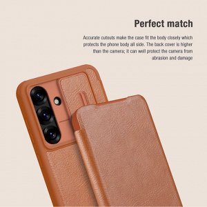 Чехол книжка Nillkin Qin Leather Pro Case для Samsung Galaxy S25