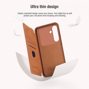 Чехол книжка Nillkin Qin Leather Pro Case для Samsung Galaxy S25