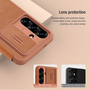 Чехол книжка Nillkin Qin Leather Pro Case для Samsung Galaxy S25