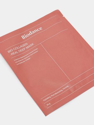 Ночная гидрогелевая маска с коллагеном для эластичности кожи BioCollagen Real Deep Mask 1шт
