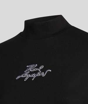 Karl Lagerfeld Водолазка CROPPED MOCK NECK TOP